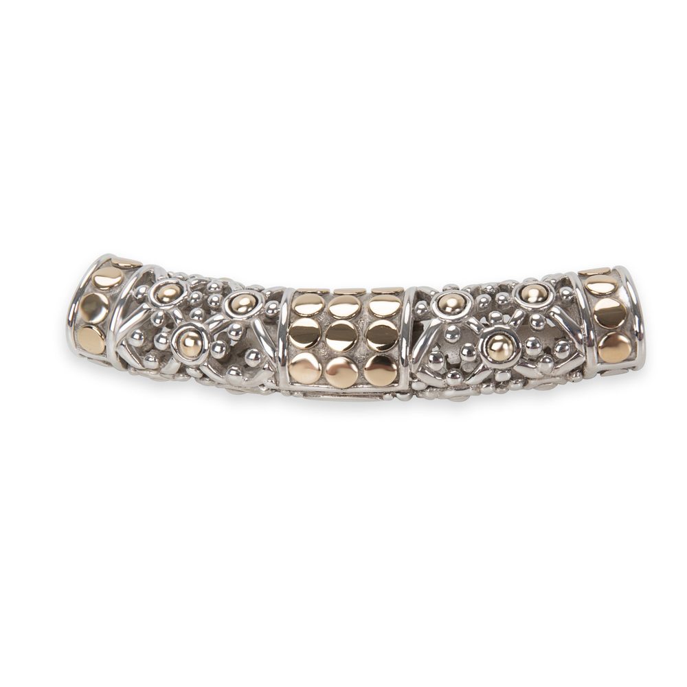 John Hardy Dot Slider in 18K Yellow Gold & Sterling Silver